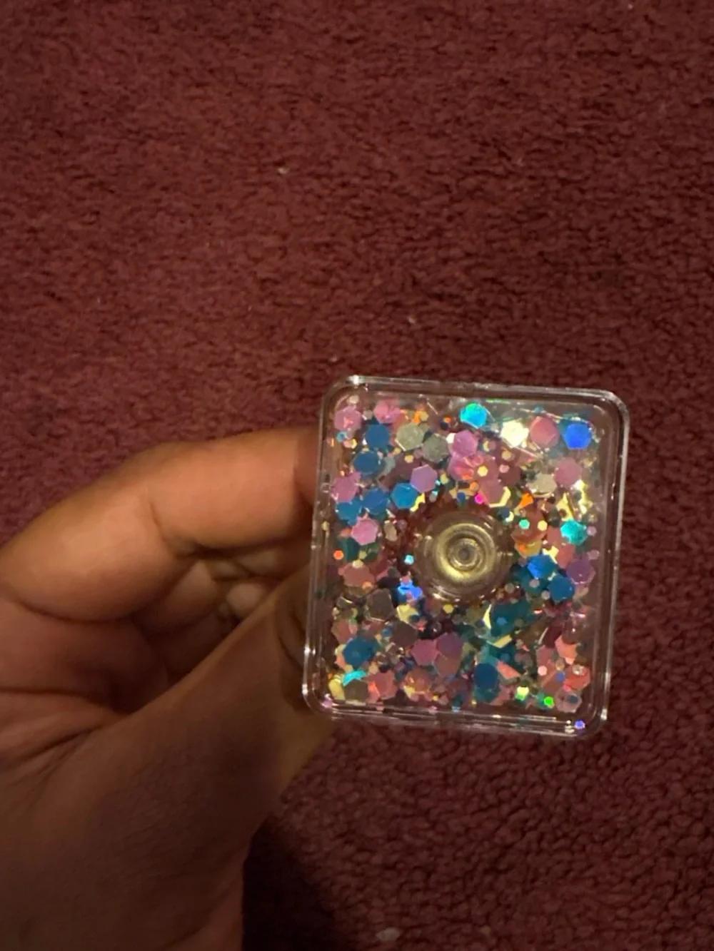 Glitter Ring holder and kickstand - Multicolor